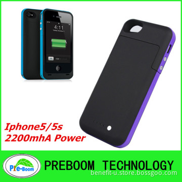 Free Shipping, Portable Backup Mobile Power Bank Case for iPhone 5 5s Cheapest Price